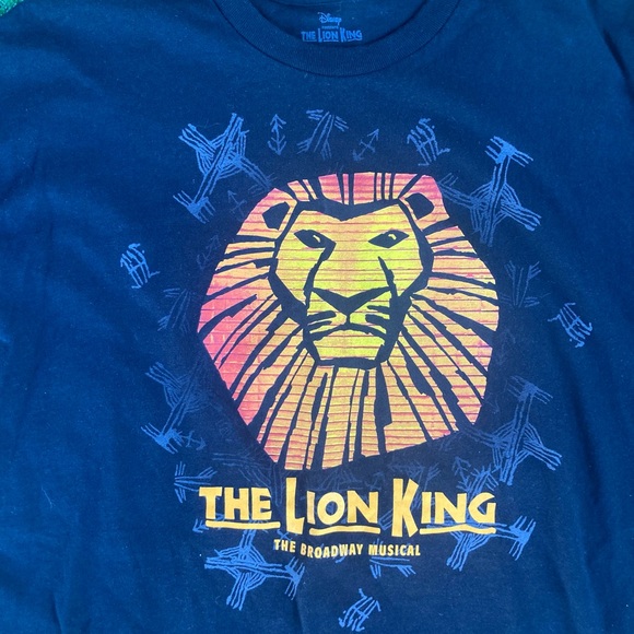 The Lion King Disney Broadway Musical T-Shirt Men’s XL - Picture 2 of 3